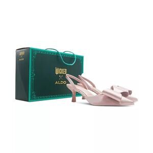 ALDO x Wicked Perfectlypink Kitten Heel Bow Pumps